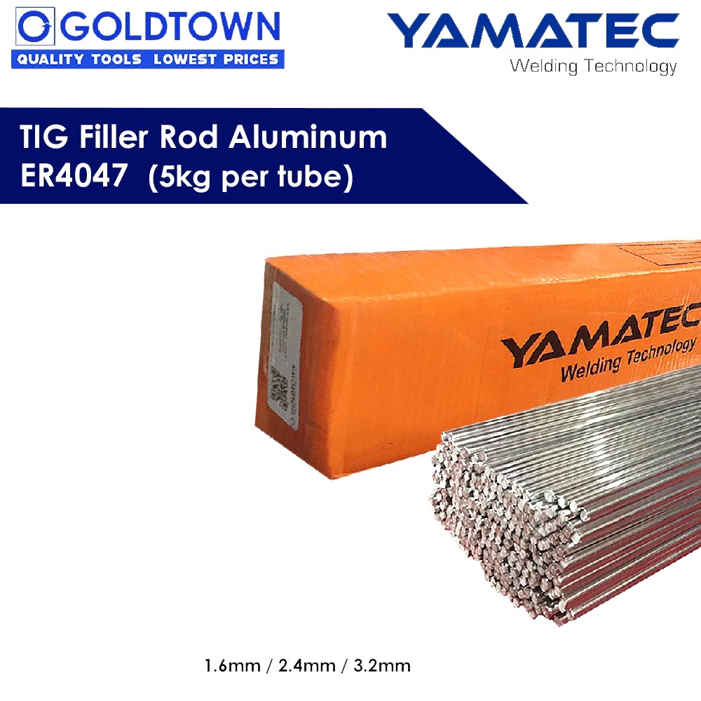 TIG Filler Rod aluminum ER4047 (5kg per tube) YAMATEC WELDING