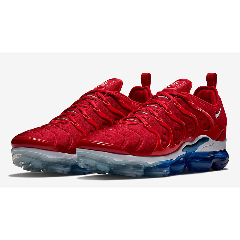 nike air vapormax plus red and blue