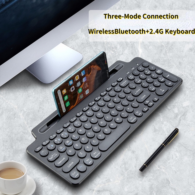 2.4G Bluetooth Wireless Keyboard Card Slot Keyboard Tablet Phone