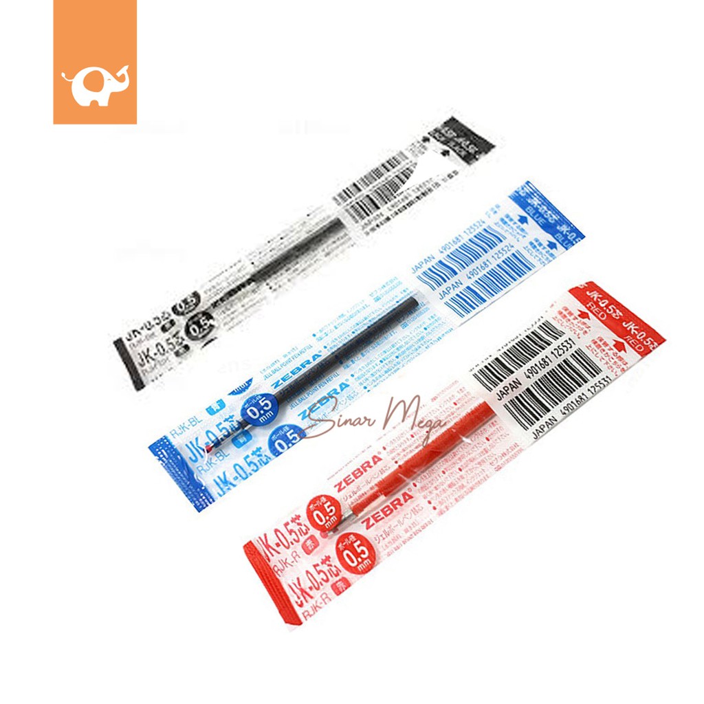 Zebra Refill Contents Of Jk Series Sarasa Refill Sarasa 3 Shopee Philippines