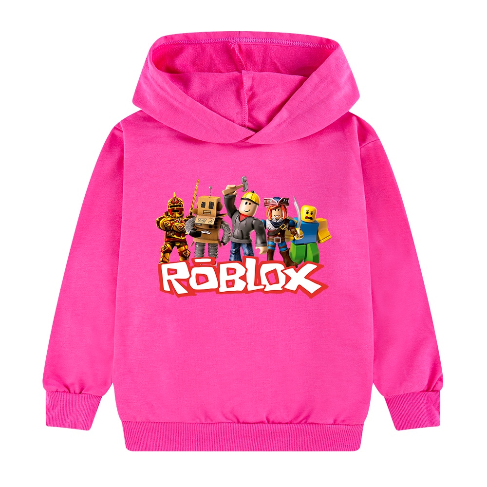 3-15Y Boys and ROBLOX Early Autumn Fashion Fun Cartoon Hoodie Multicolor Sports Hoodie Top | Shopee