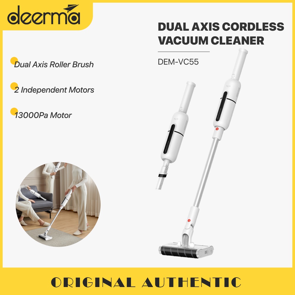 Deerma Household Cordless Vacuum Cleaner with 13000Pa Powerful Suction ...