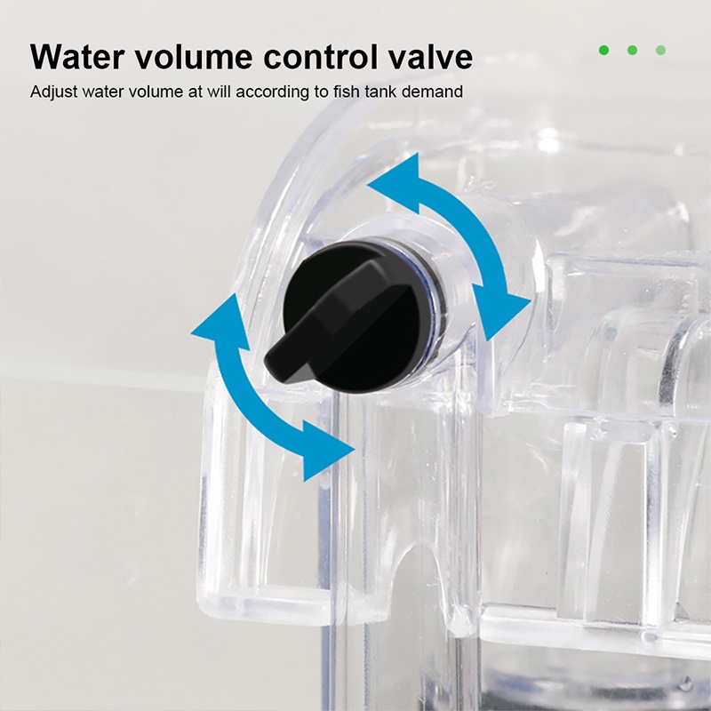 Filter for Aquarium Top Filter Hanging Filter Wall Filter Oxygen Setup Machine Waterfall Filtering #8
