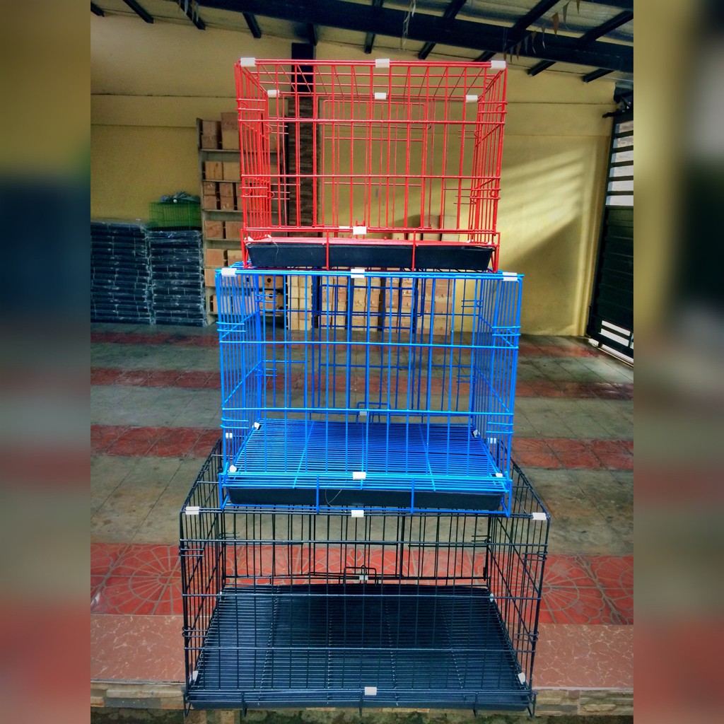 Medium Collapsible Dog/Cat/Puppy Cage/Crate Shopee Philippines
