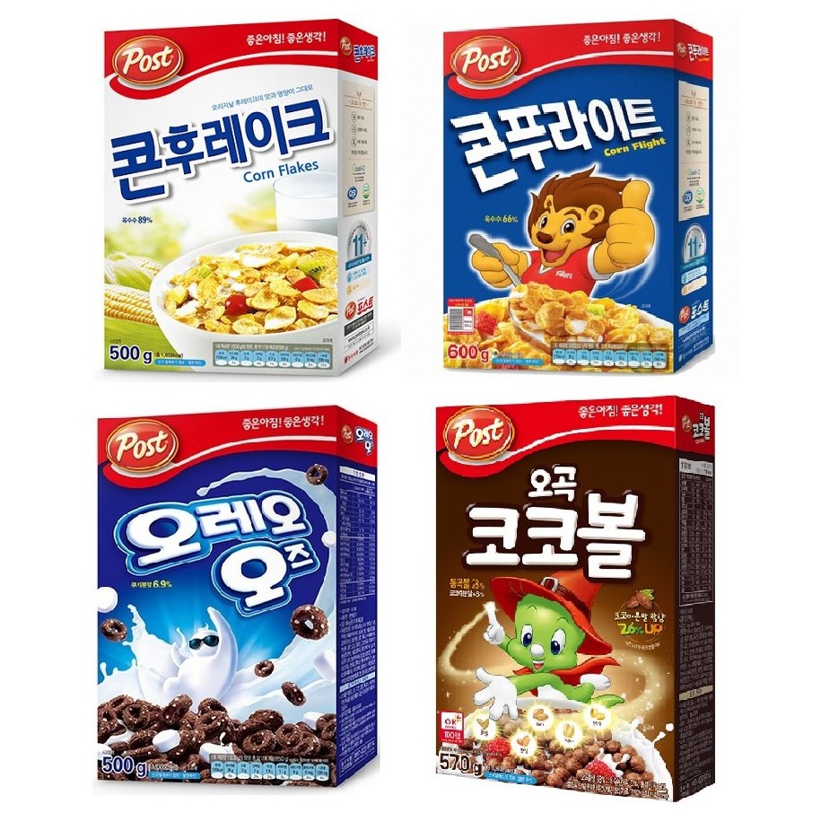 Post Oreo O's/Corn Flight/Corn Flakes/Coco Ball/Popcorn Granola