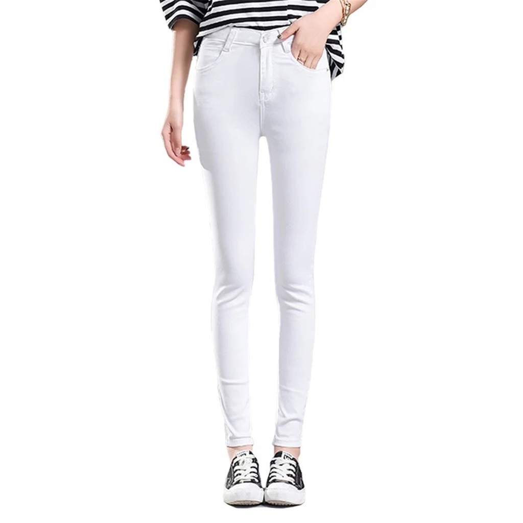 white jeans with flames