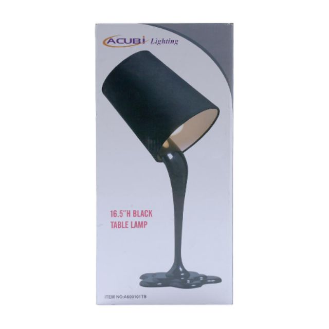 Acubi 16 5 H Black Paint Table Lamp, Paint Bucket Lamp