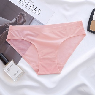 Women Panties Silk Women Briefs Soild Underwear M-XL Lingerie #6