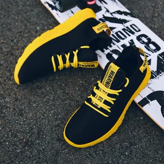 Summer men's shoes breathable thin section flying woven mesh Korean version of the trend of youth le