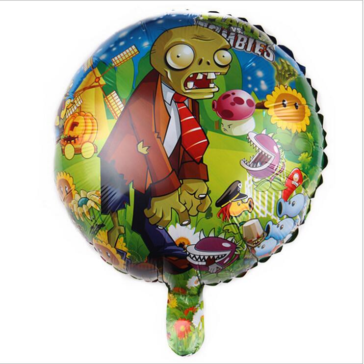 2pcs Plants vs Zombies Cartoon Party Aluminum Film Balloon Birthday Toy  Decoration Balloons | Shopee Philippines