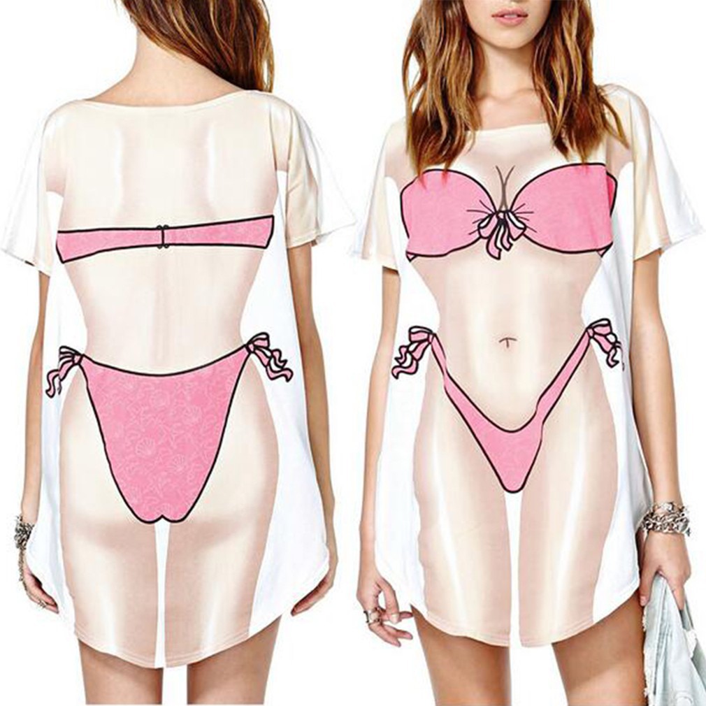 bikini printed t shirts