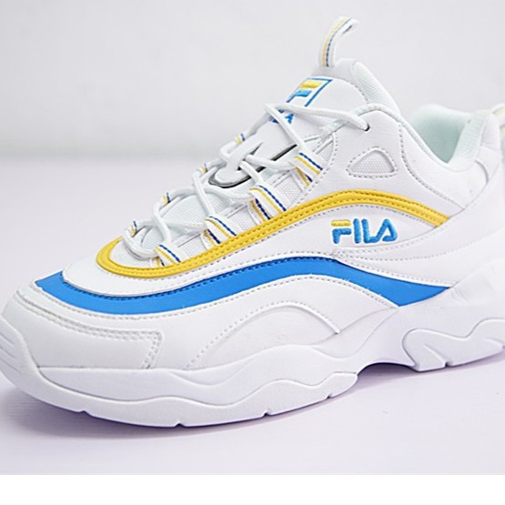 fila ray yellow blue