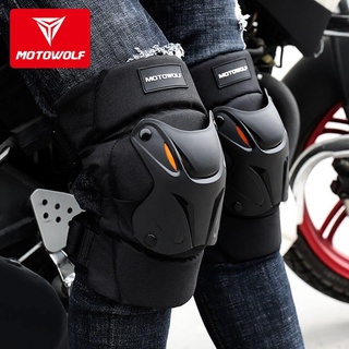 Original MOTOWOLF Knee And Elbow Pads Safety Protective Gear MDL1010 Anti-Fall & Reflective