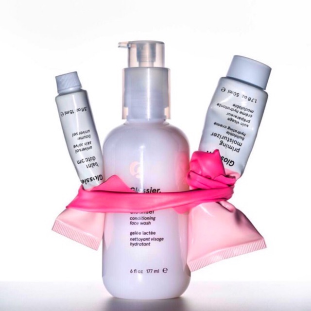 glossier the skincare set