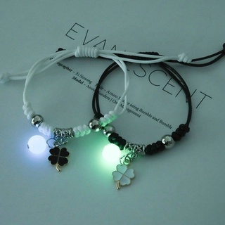 2Pcs Luminous Magnetic Couple Bracelet Friendship Trio Bracelet Creative Adjustable Charm Bracelet Jewelry Lover Gift #3