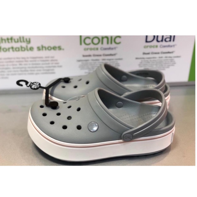 crocs platform clog