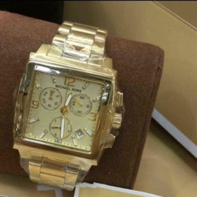 michael kors square face watch