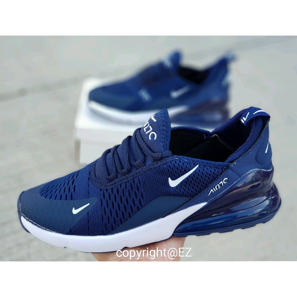 navy blue nike air max shoes