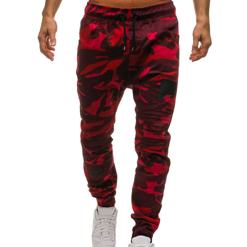 maroon camo pants