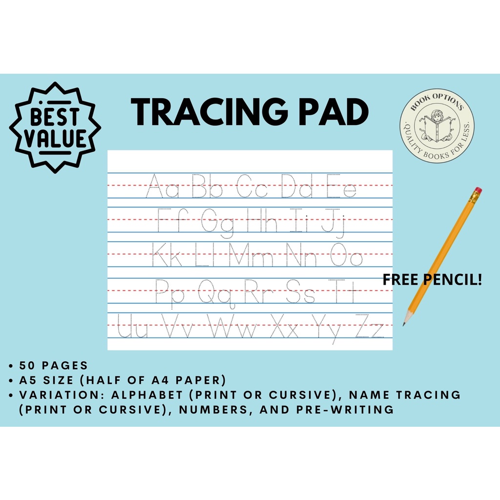 Tracing Pad Cursive Tracing Pad Tracing Writing FREE PENCIL
