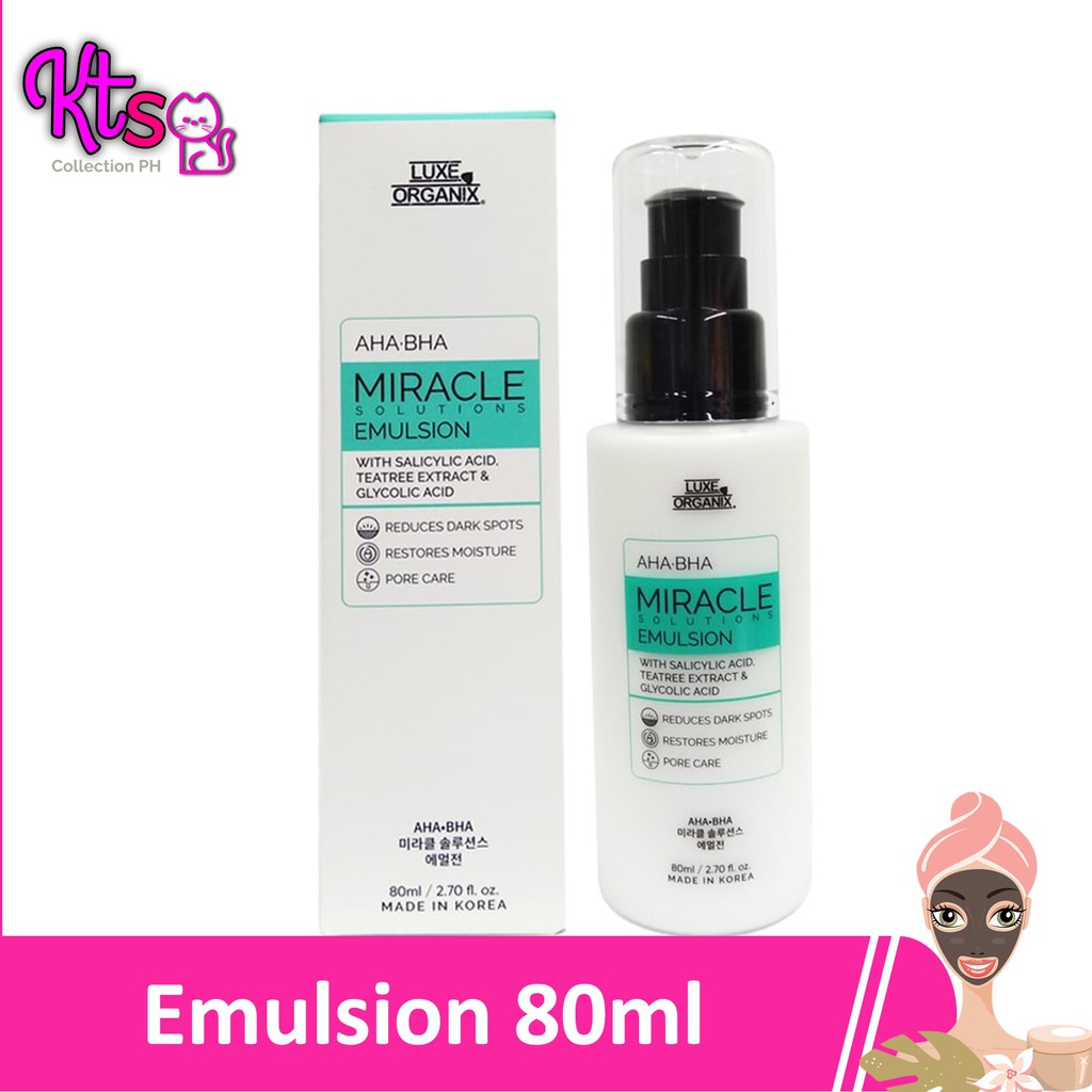 luxe organix emulsion benefits