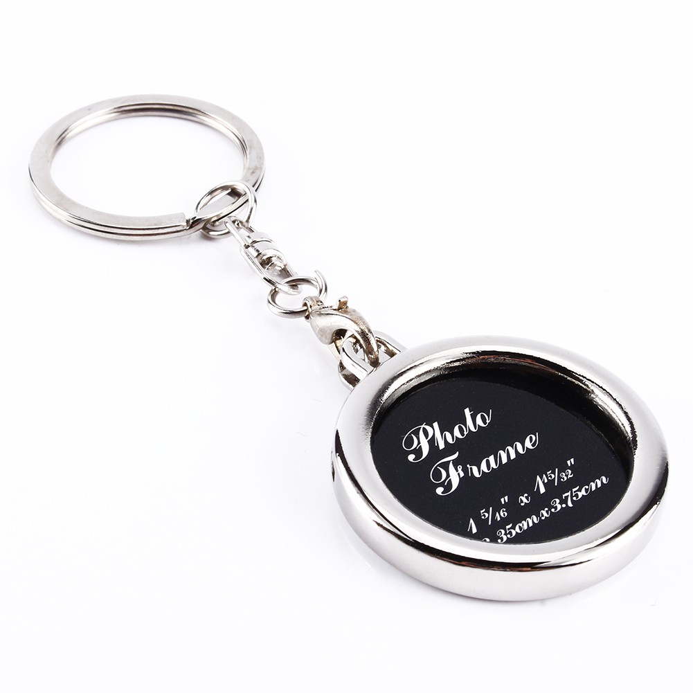 Uncle Key Chains Metal with Insert Photo Picture Frame 