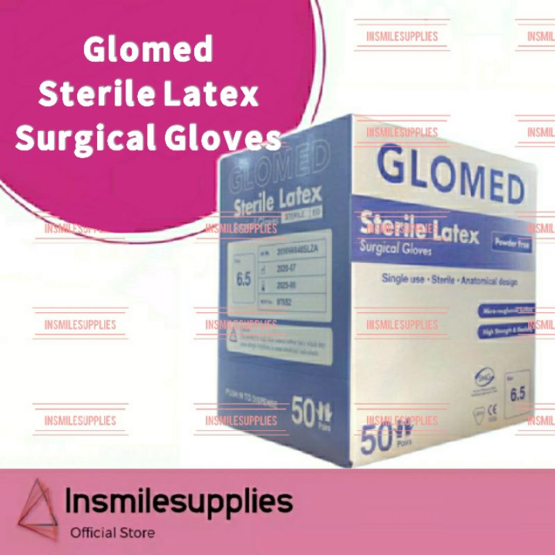 Sterile Latex Surgical Gloves Powder Free Sterile Shopee Philippines