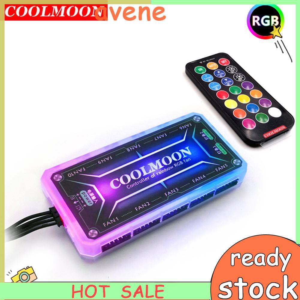 COOLMOON RGB Remote Controller DC12V 5A LED Color Intelligent Controller Shopee Philippines
