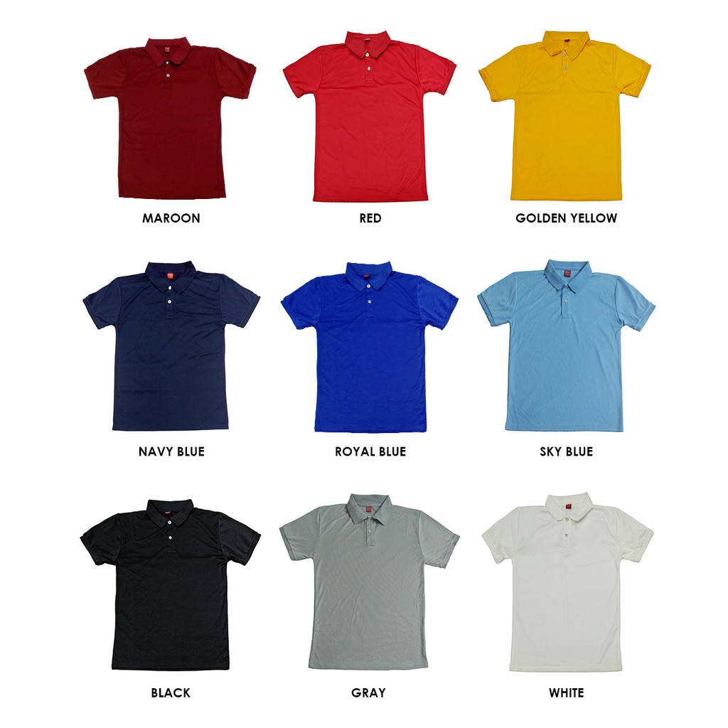 royal blue dri fit polo