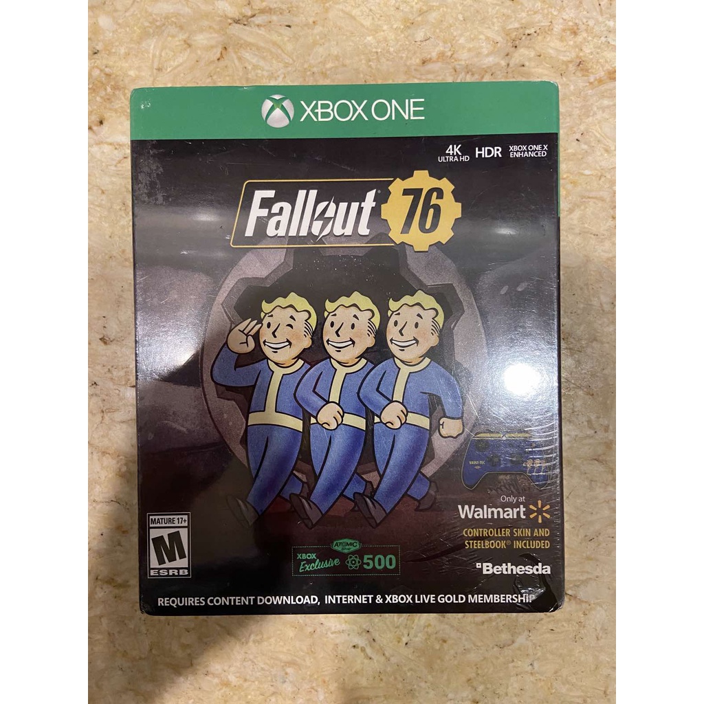 XBOX ONE/XB1 Fallout 76 Steelcase/Steelbook with XBOX 1 game and ...