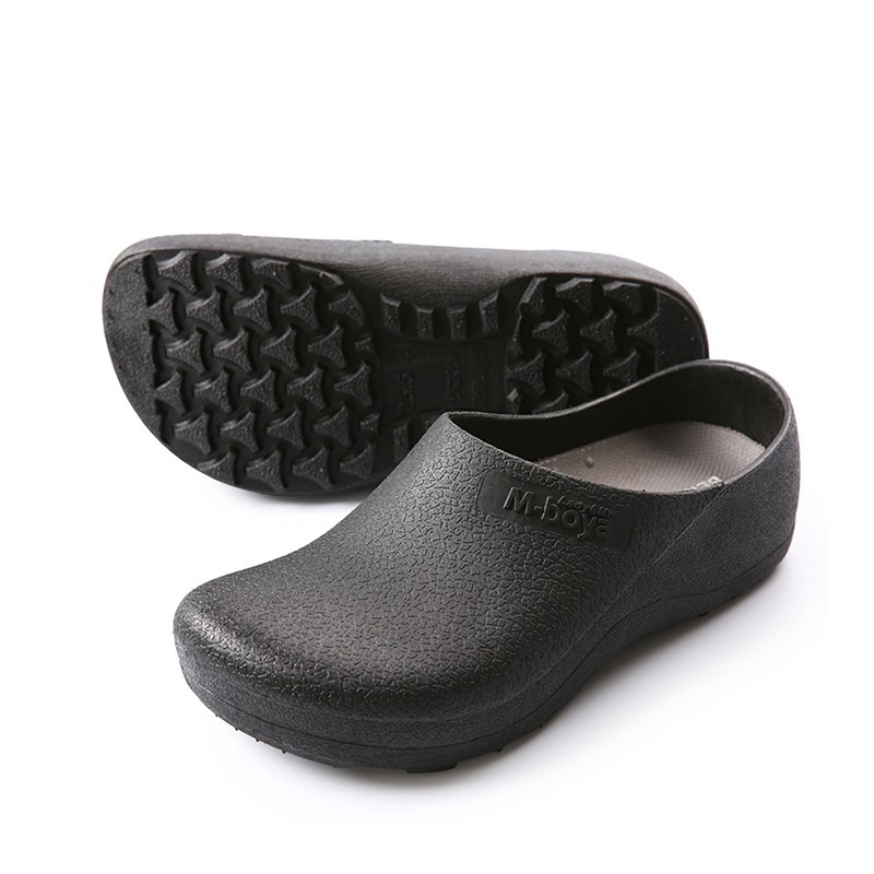 non slip black shoes for work