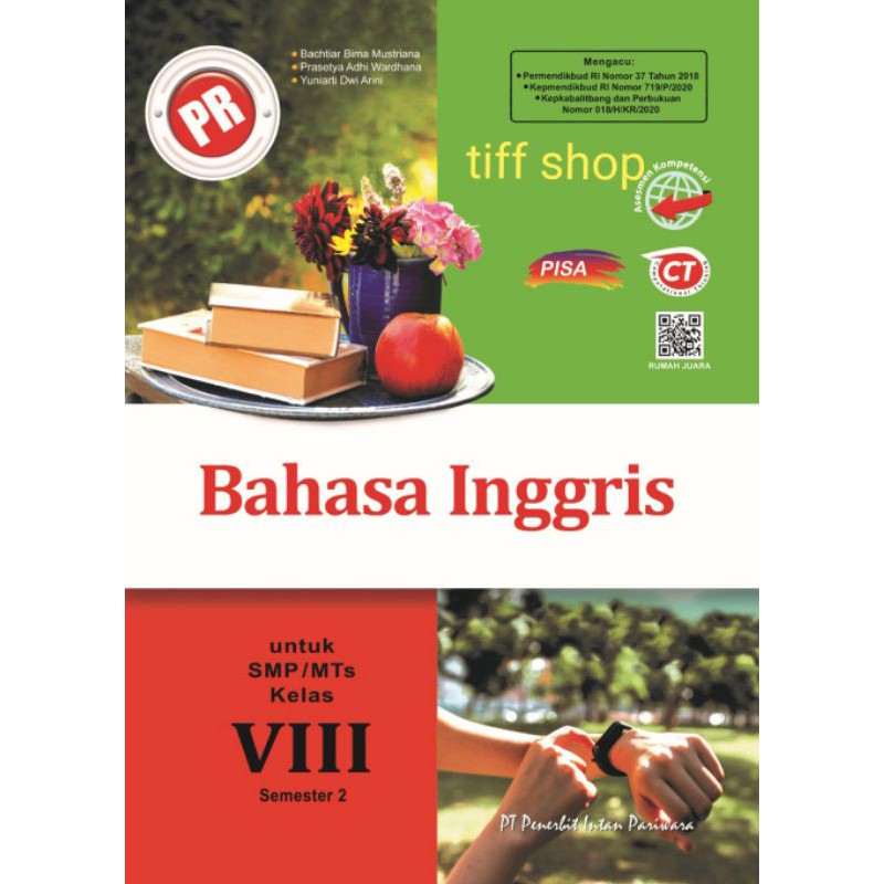 Book Pr Lks English Language Viii Class 8 Semester 2 K13 Revised 2020 2021 Shopee Philippines