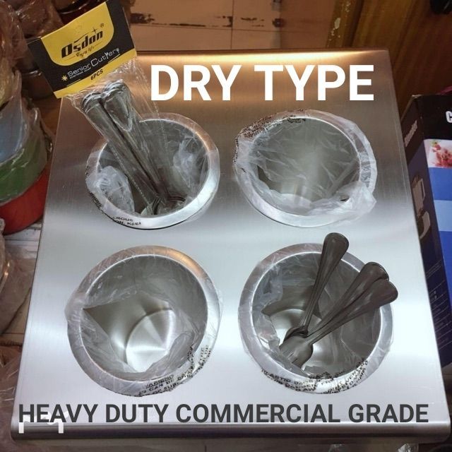 SPOON AND FORK DISPENSER MACHINE DRY STERILIZER THICK BUILT ELEGANT