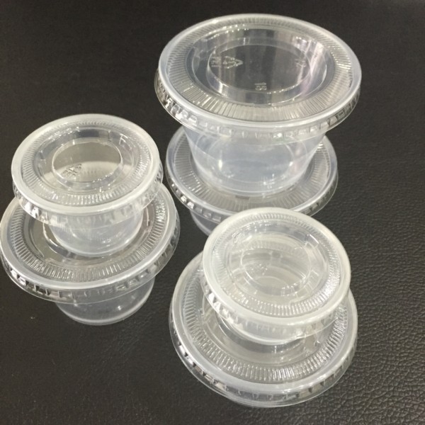 small cups with lids