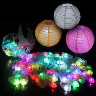10pcs Mini LED Flash Balloon Light No Lines Lantern multicolor #8