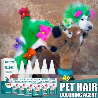 [Daliya] 30ml Pet Dyeing Cream Safe Fast Coloring Hair Dyestuff for Dog Cat #2