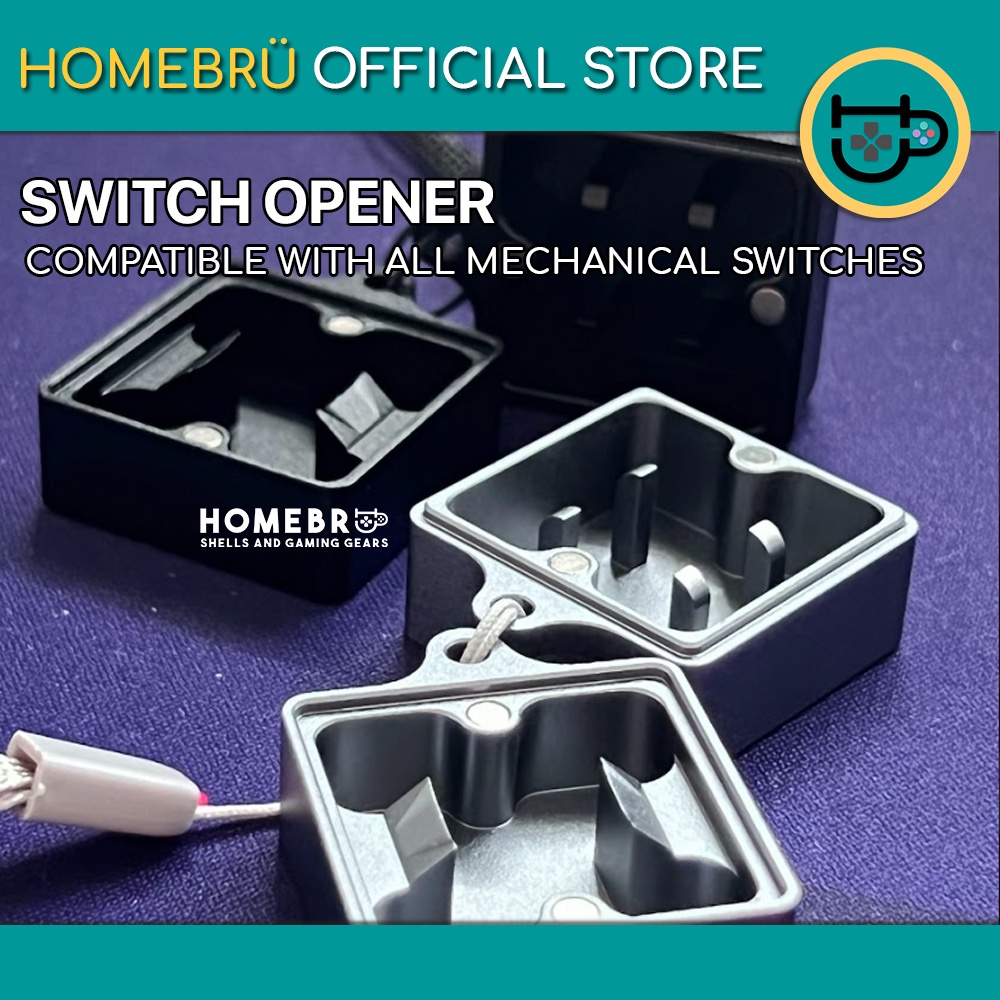 Dual Aluminum Switch Opener for Mechanical Keyboard Switches Gateron