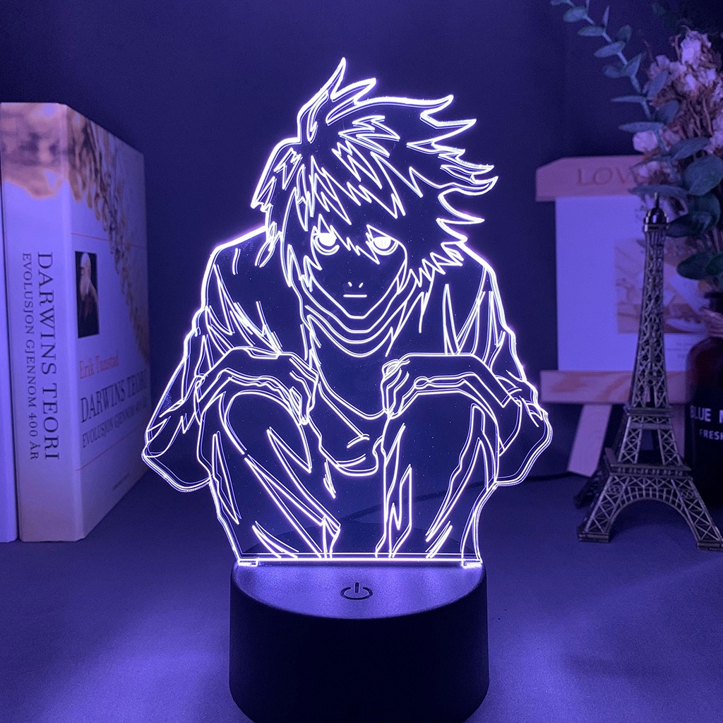2021Manga Death Note L Lawliet Figure Led Night Light for Anime Room Store  Decor Idea Cool Kids | Shopee Philippines