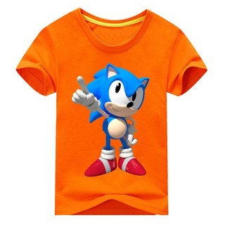 Boy S Girls Tops The Hedgehog Sonic T Shirt Kid T Shirts Red