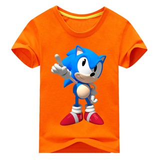 Super Sonic T Shirt Roblox Boy S Girls Tops The Hedgehog Sonic T Shirt Kid T Shirts Red