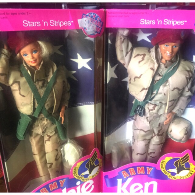 army barbie and ken