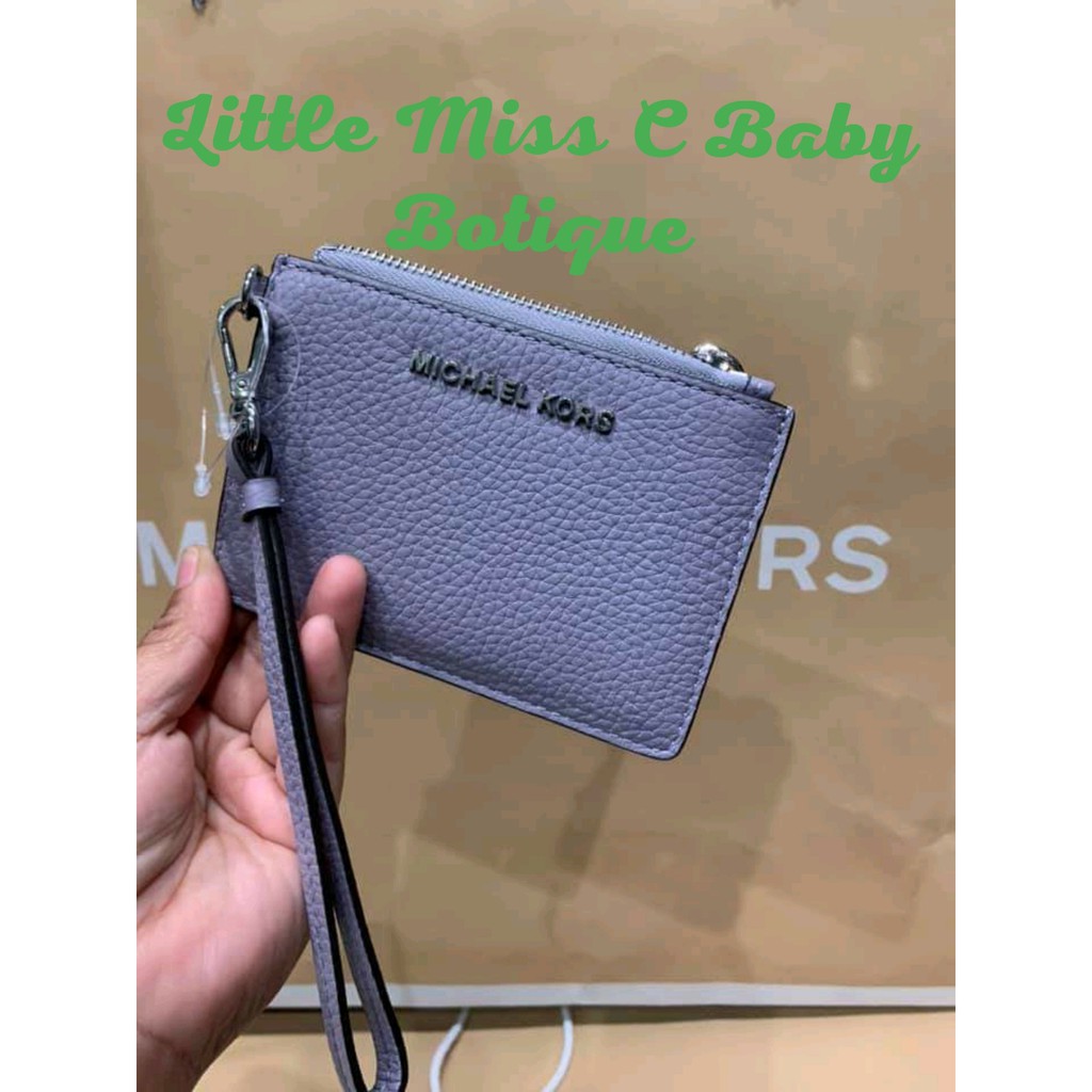 michael kors pebbled leather coin purse