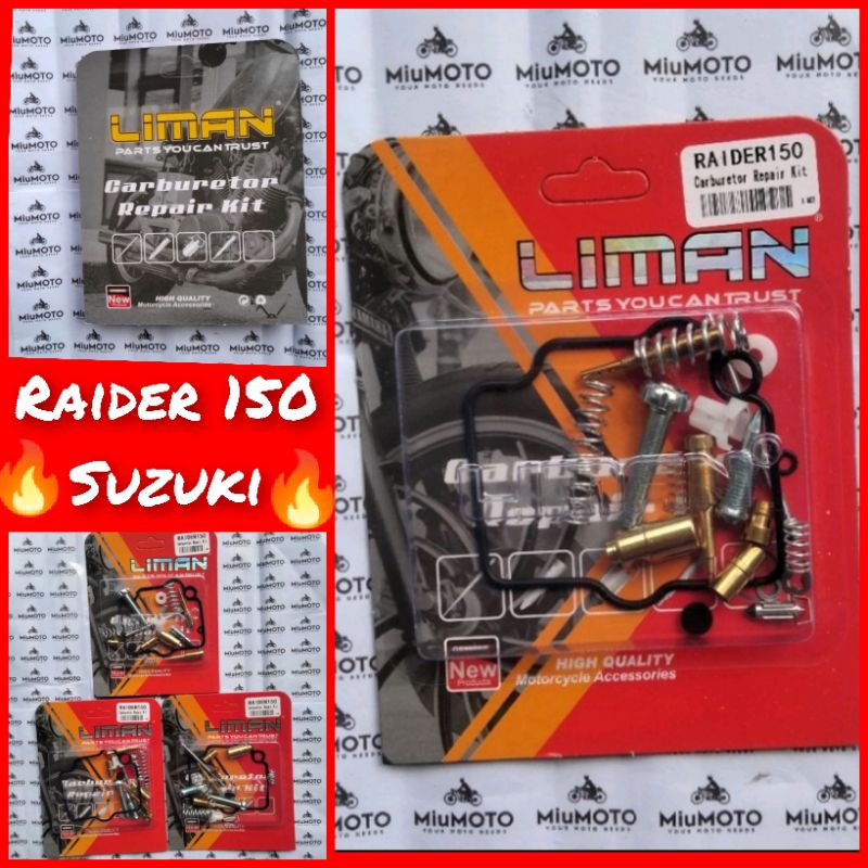 RAIDER 150 Carburetor Repair Kit (Suzuki) MIUMOTO Shopee Philippines