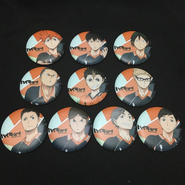 haikyuu jibbitz