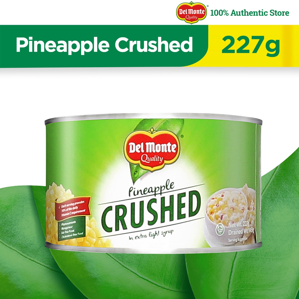 DEL MONTE Pineapple Crushed for Delicious, Healthy and Appetizing Meals