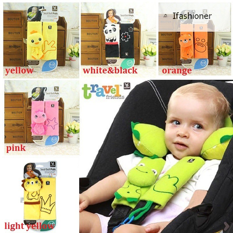 Cover Cute Baby Child Stroller Car Seat Safety Belt Cartoon Animal Strap Pad Cushion Shoulder Ee Philippines - Baby Car Seat Harness Strap Covers