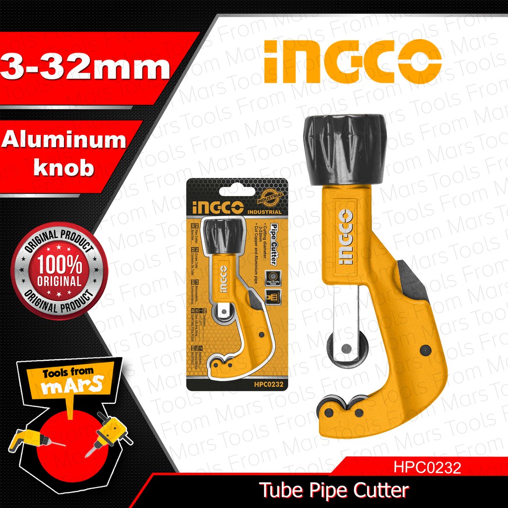 INGCO Tube Pipe Cutter 3-32mm HPC0232 •TOOLS FROM MARS• | Shopee ...