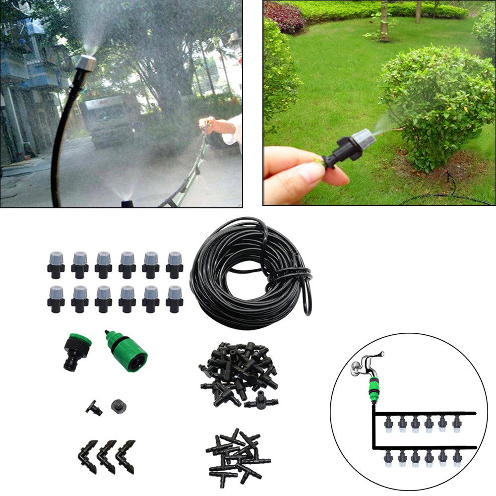 5m/10m/20m Automatic Misting Watering kit Garden Pouring Drip