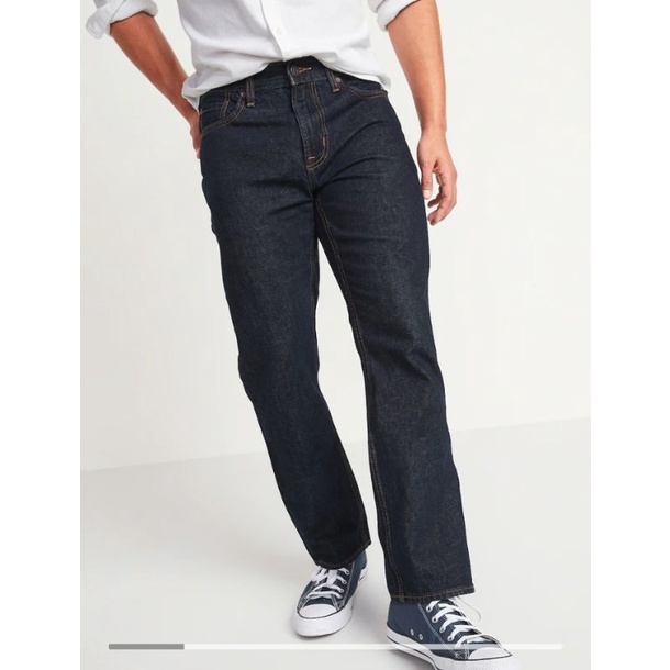 old navy straight rigid jeans