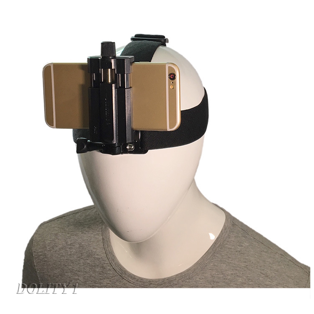 Head Strap Camera Mount Universal for All Smartphones, GoPros, and
